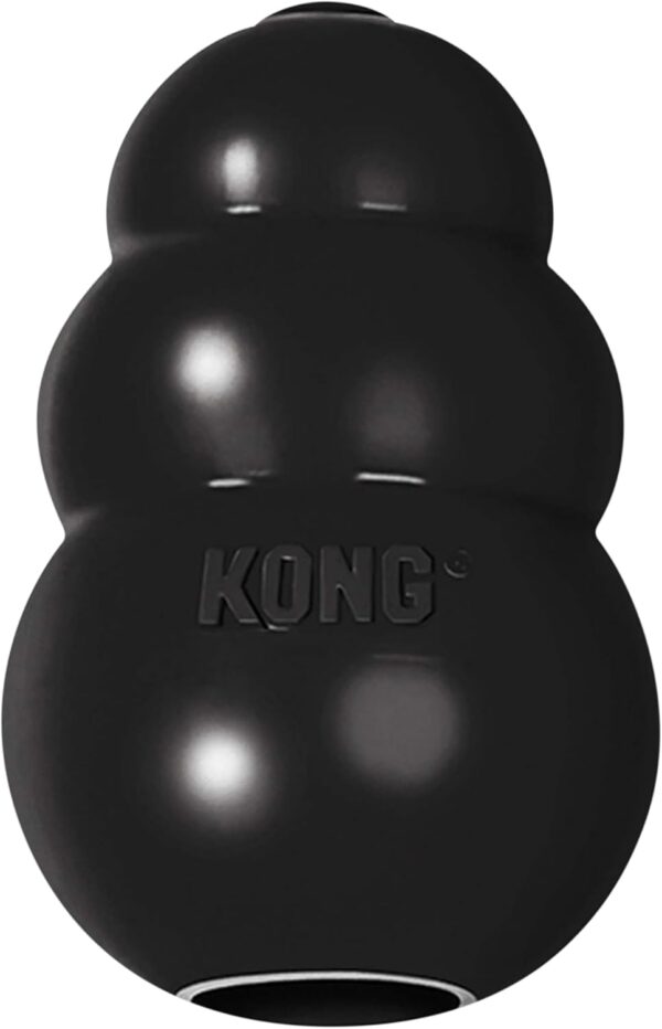 KONG Extreme Dog Toy - Fetch & Chew Toy - Treat-Filling Capabilities & Erratic Bounce for Extended Play Time Most Durable Natural Rubber Material - for Power Chewers - for Large Dogs - Image 2